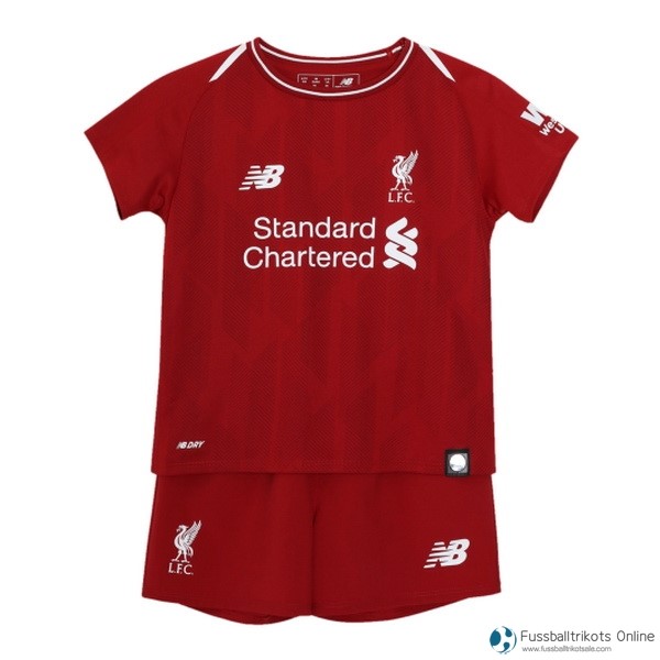 Liverpool Trikot Heim Kinder 2018-19 Rote Fussballtrikots Günstig